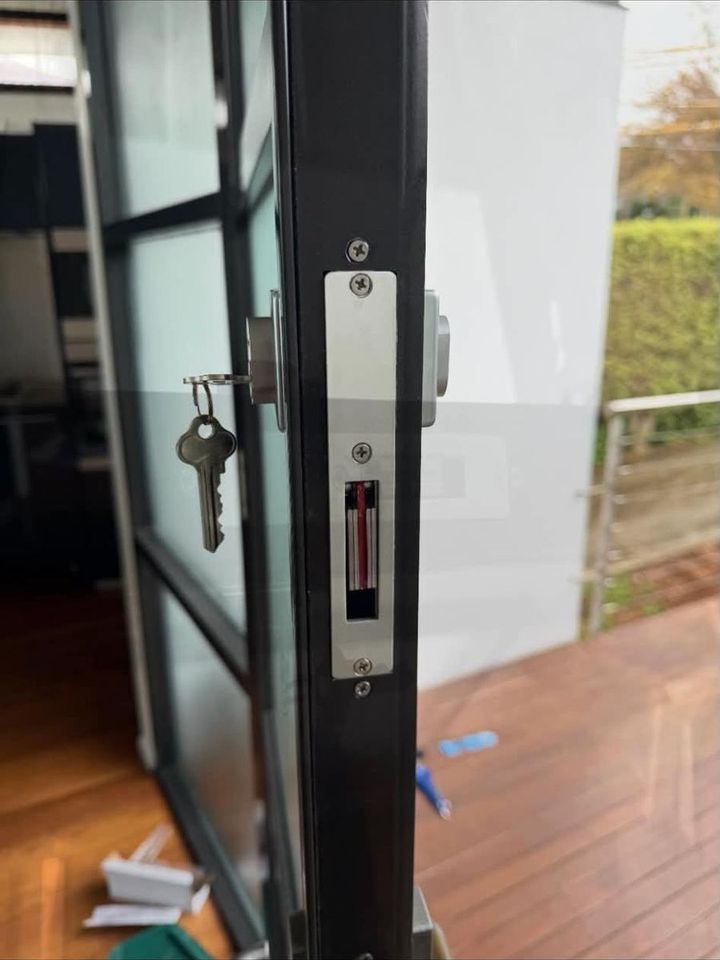 Keys hanging from a lock